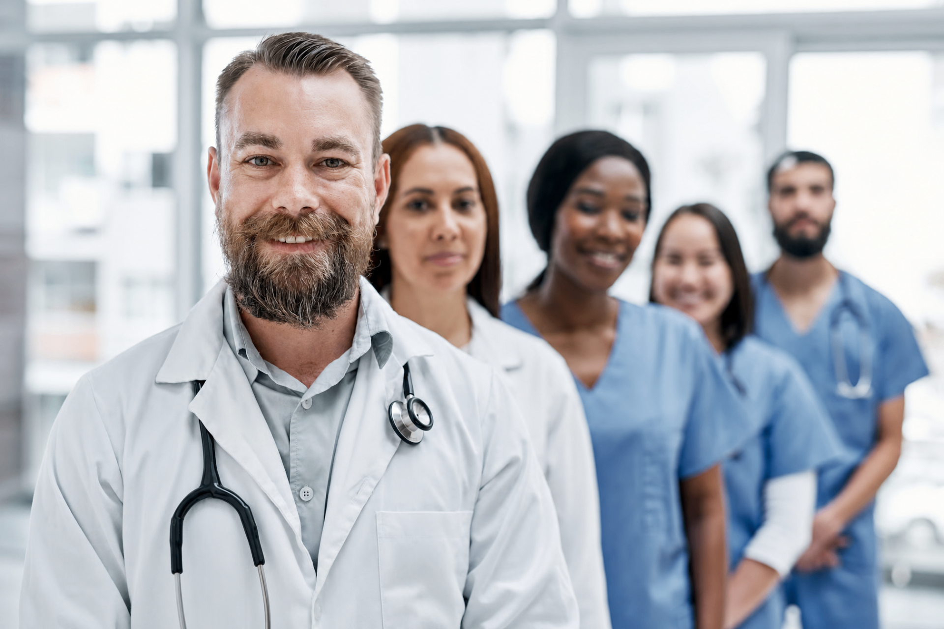 Medical staffing team